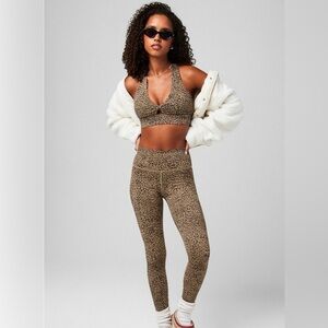 Fabletics Oasis PureLuxe NWOT Leggings XS LEOPARD